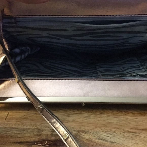 Guess Metallic Bronze Clutch purse - Picture 6 of 8